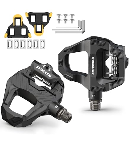 Amazon.com : Shimano SPD-SL PD-R550 Road Pedals - Black : Sports